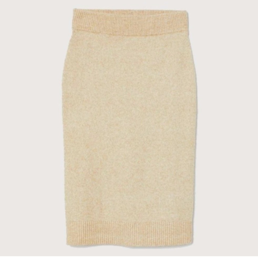 NEW H&M conscious knit midi pencil skirt. Size S